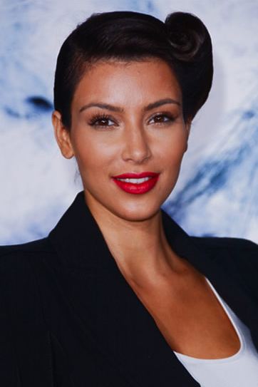 Kim Kardashian Beauty And Style 3 Gorgeous Kim Kardashian S Updo