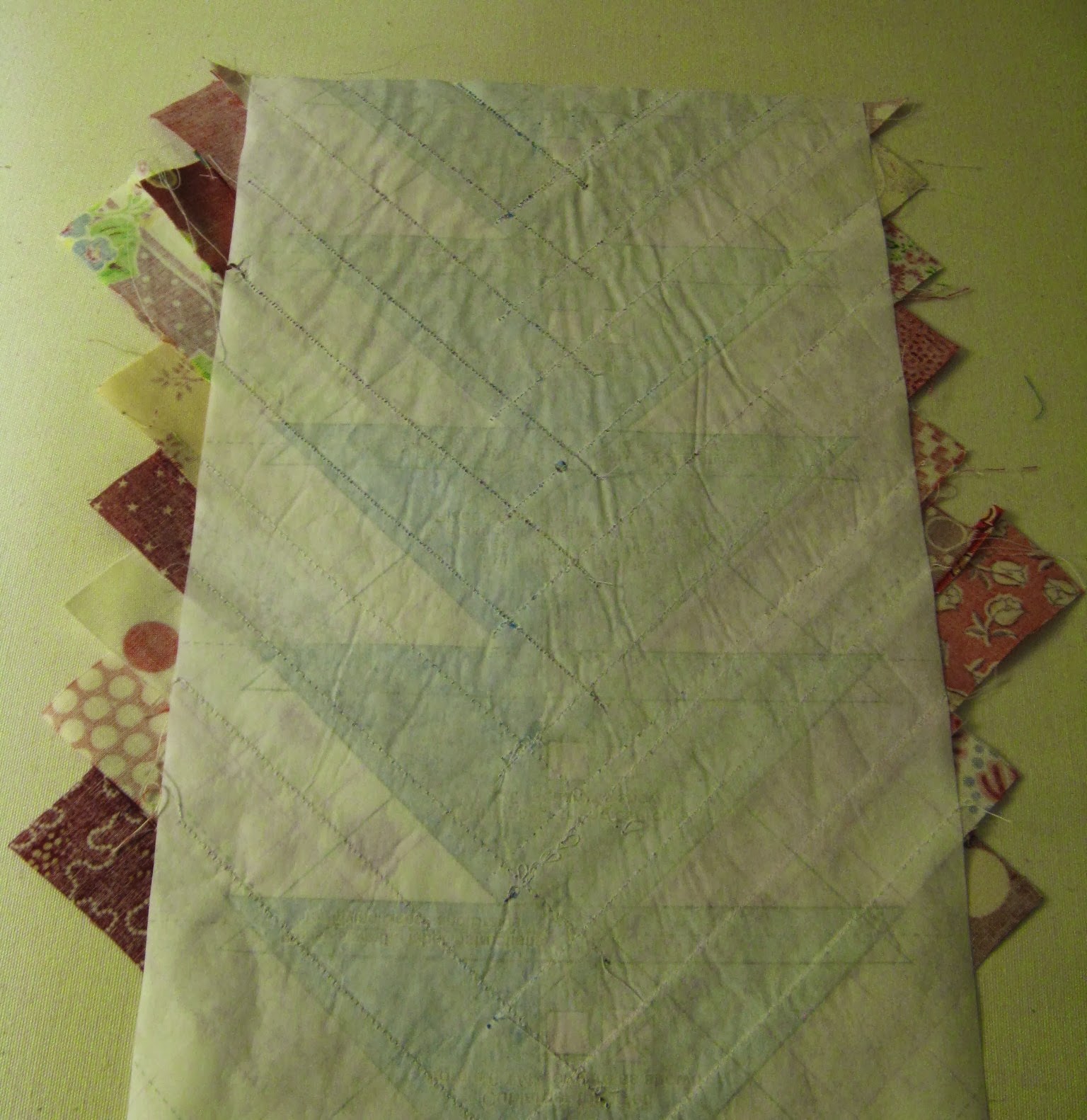 Braid Tutorial Using Sew and Fold Paper Triangles on a Roll