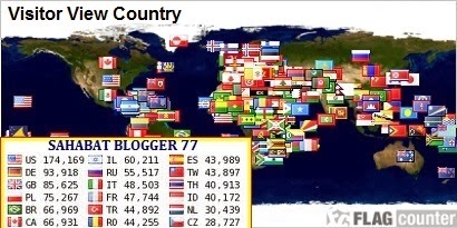 Cara Memasang Daftar Visitor Dengan Flag Counter Flag Counter