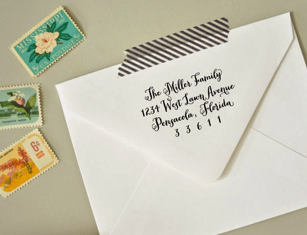 customized or personalized return address stamps 