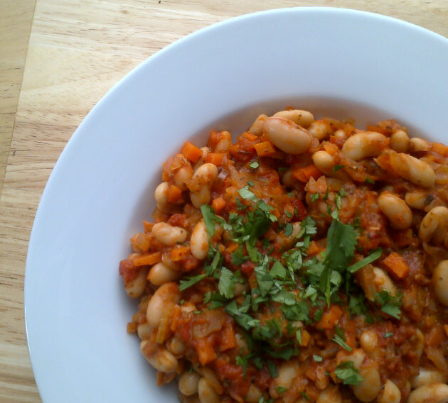 Rocket and Roses Vegan Kitchen Cannellini Beans in Tomato Sauce