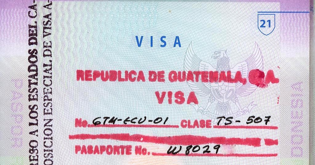 Fe's World: Apply visa Guatemala, Bolivia..