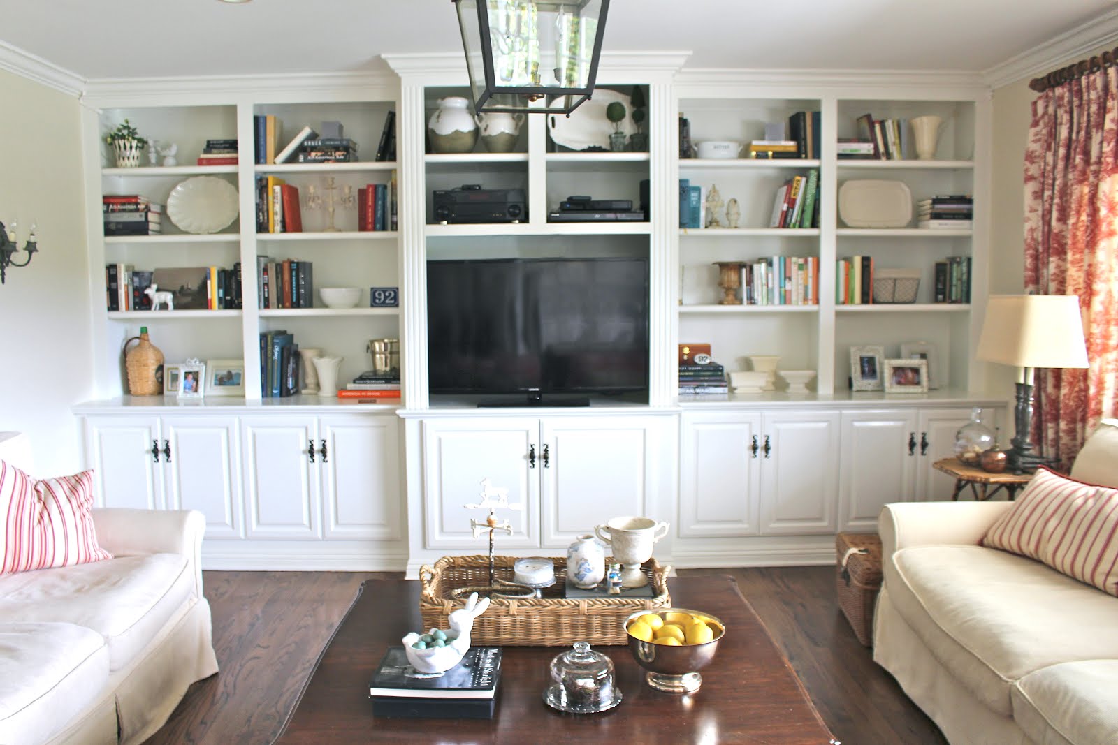 Family Room Built Ins Rearrange How I Pared Down And Simplified