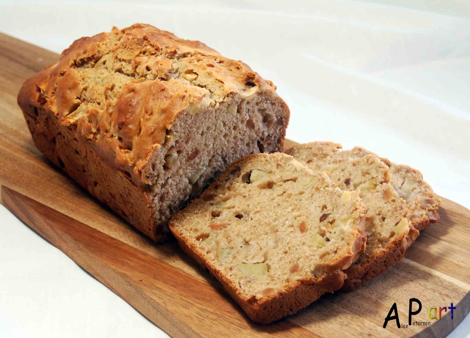 Alex the Contemporary Culinarian Buttermilk Apple and Cinnamon Nut Bread