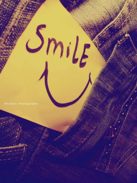 smile,