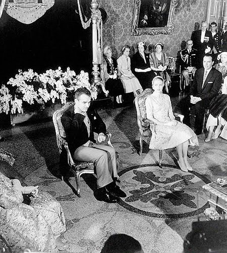 Граждански брак на Грейс Кели и княза на Монако Рение III