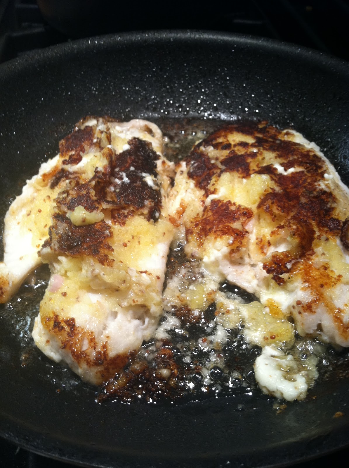 parsley & polka dots potatohorseradish crusted tilapia