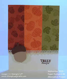 Alternate project using Stamps from Stampin'UP!'s Paper Pumpkin Sept 2015 broom kit