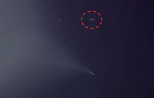 Новости об НЛО: Неизвестные объекты сопровождают запуск японской ракеты