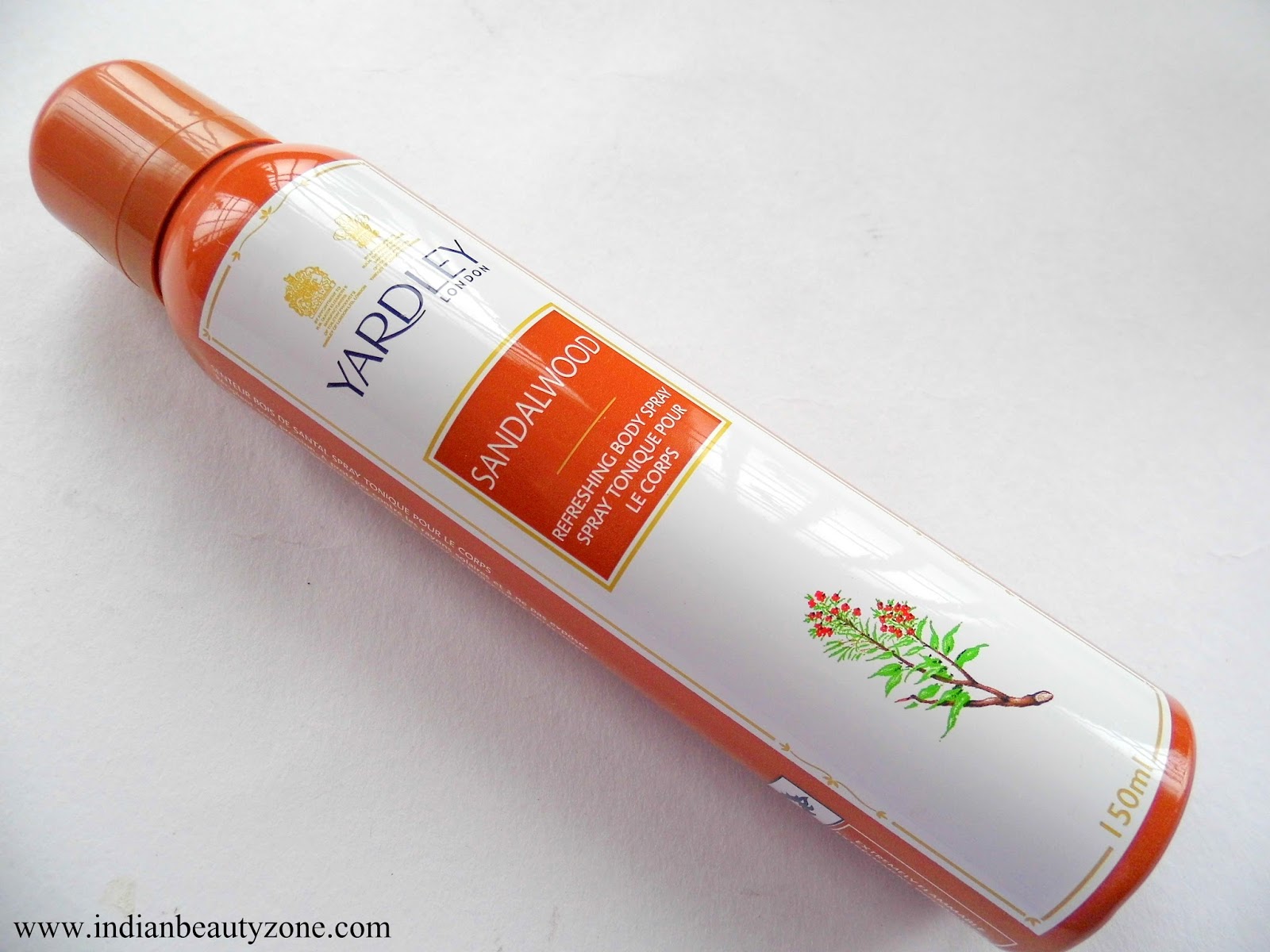 Indian Beauty Zone Yardley London Sandalwood Refreshing Body Spray Review