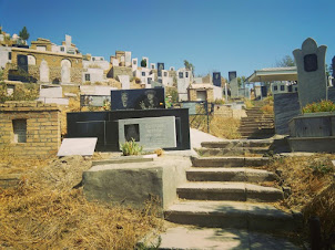 A local common cemetery in Samarkand next to Shah-I-Zinda Necropolis.