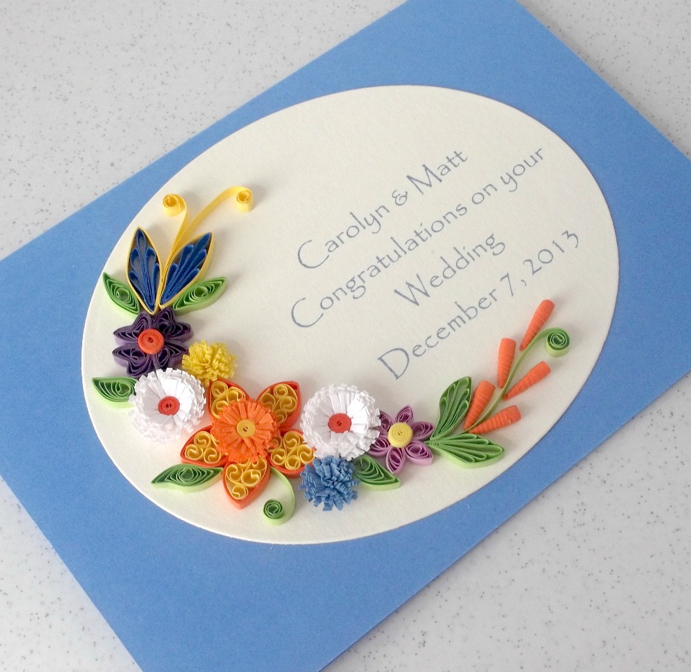 Paper Daisy Cards Exotic flowers quilled, of course!