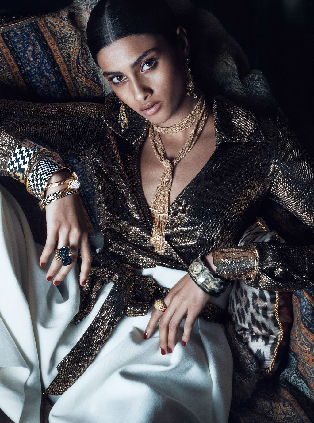 opium du style: imaan hammam by lachlan bailey for vogue paris august
