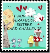 I Won @ Scrapbook Sisters Card Challenge