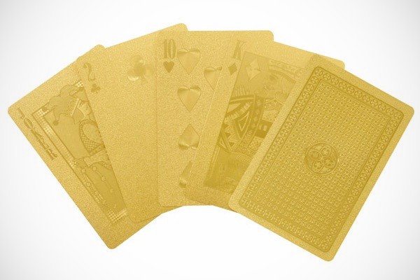 Golden Playing Cards