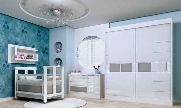 Dormitorio de bebes: dormitorio celeste para bebes varones Habitacion para gemelos azul