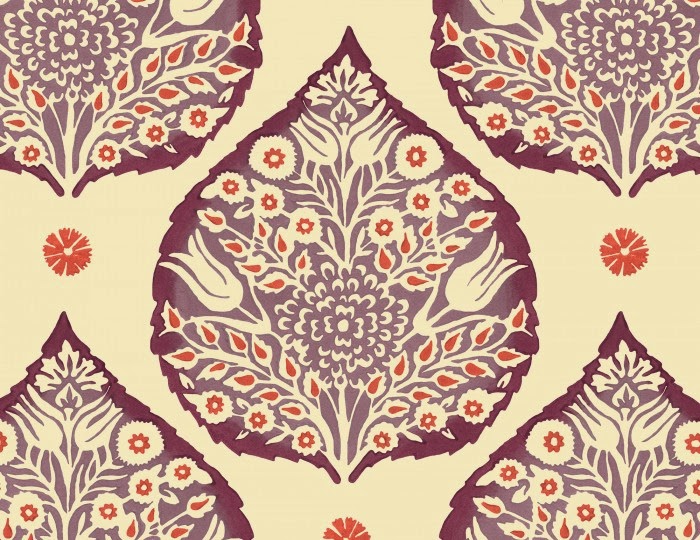 Block Print Wallpaper | katharine watson block printed wallpapers from galbraith and paul Block Print Wallpaper | katharine watson block printed wallpapers from galbraith and paul