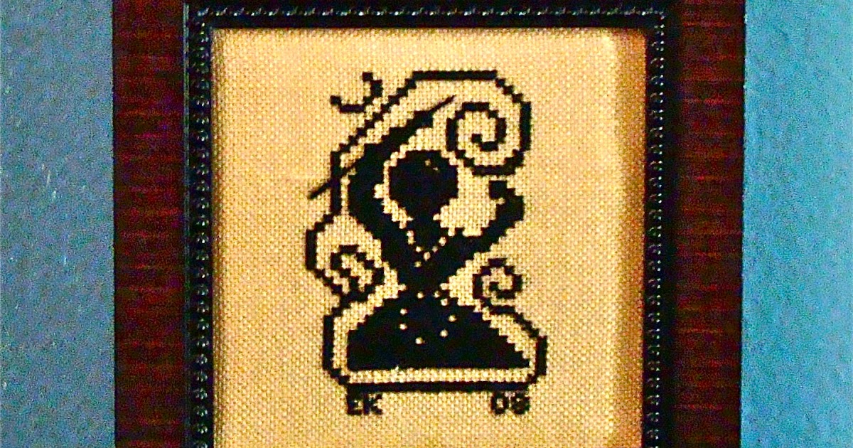 The Witch of Stitches Framed!
