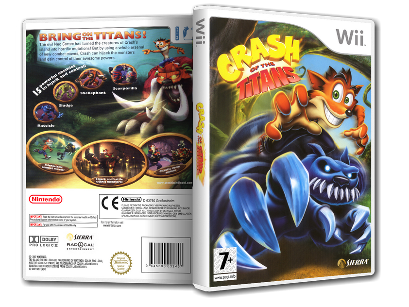 Crash Lucha de Titanes (Español) (Nintendo Wii)