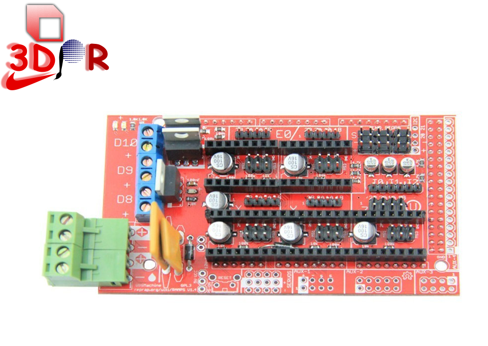 RAMPS 1.4 Kết Nối Arduino Mega 2560 Và Driver Động Cơ Bước 3DPR_Máy