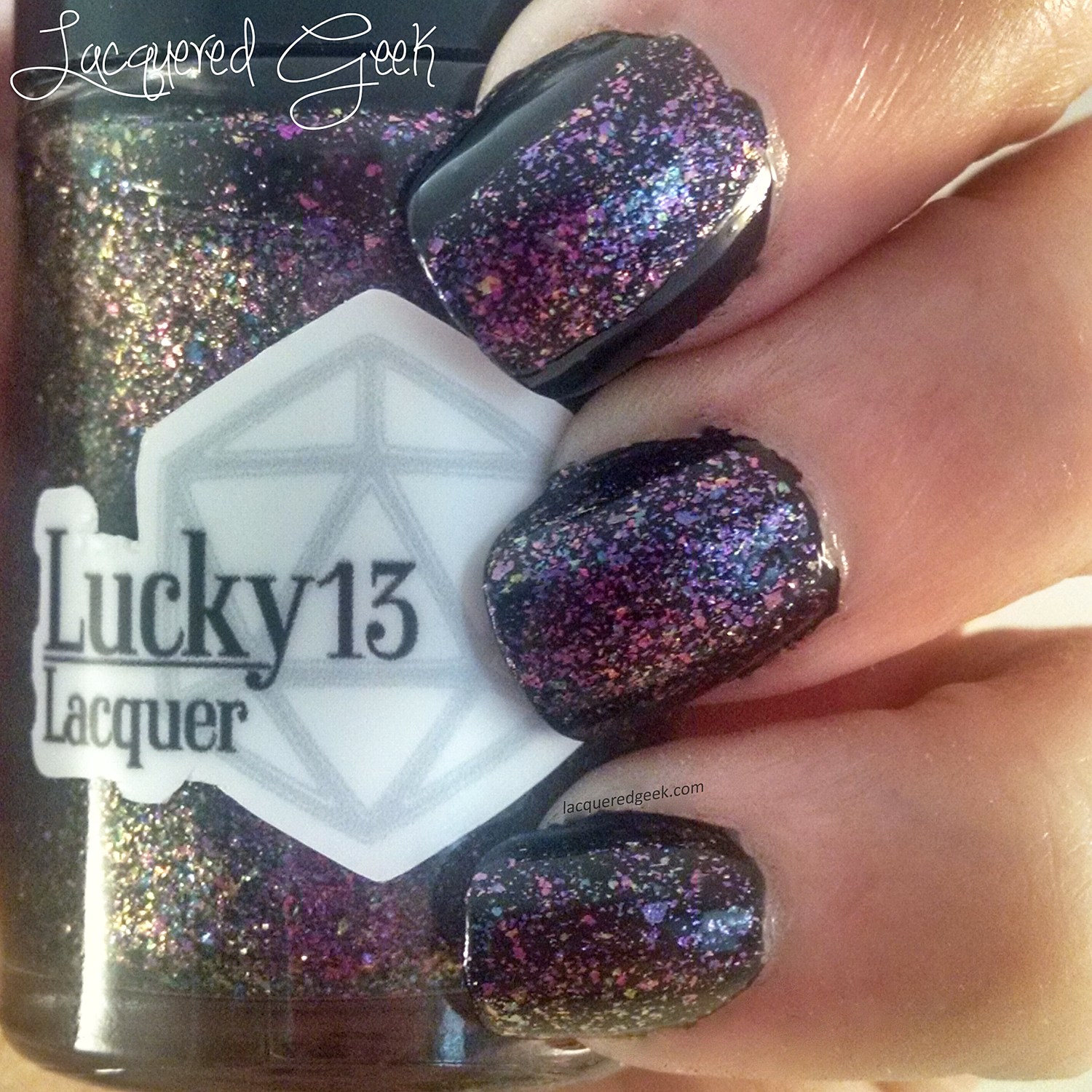 Lucky 13 Lacquer Supernova nail polish swatch