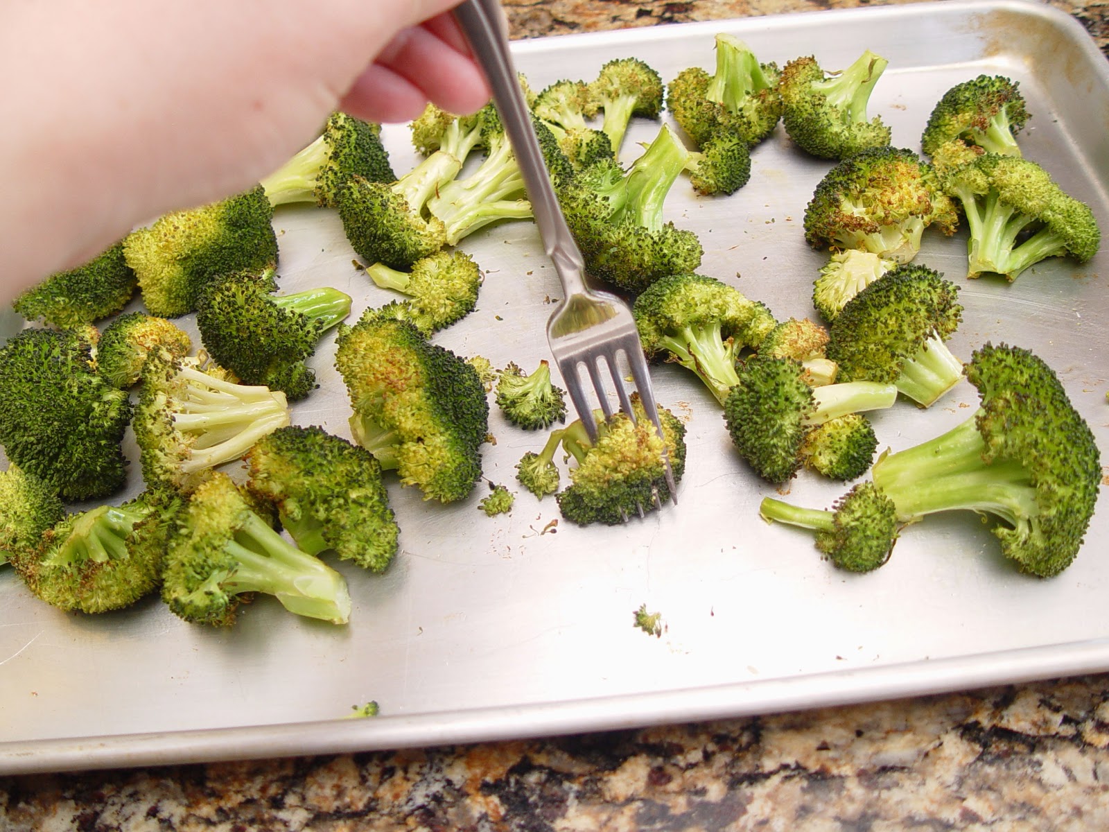 Roasted Broccoli with Balsamic and Sesame Glaze