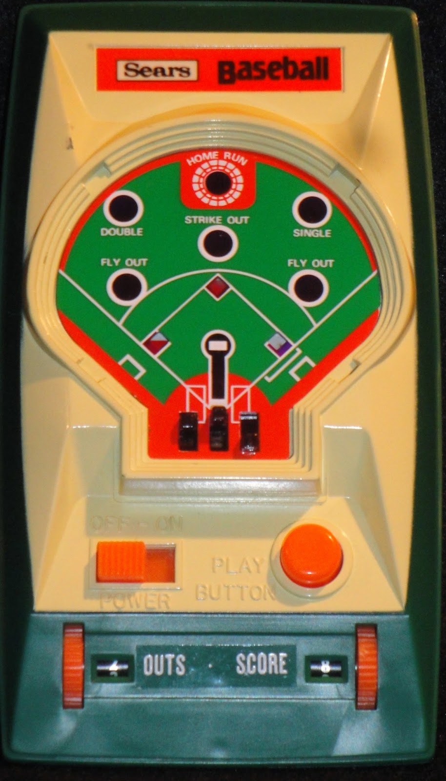 sears electronic baseball game