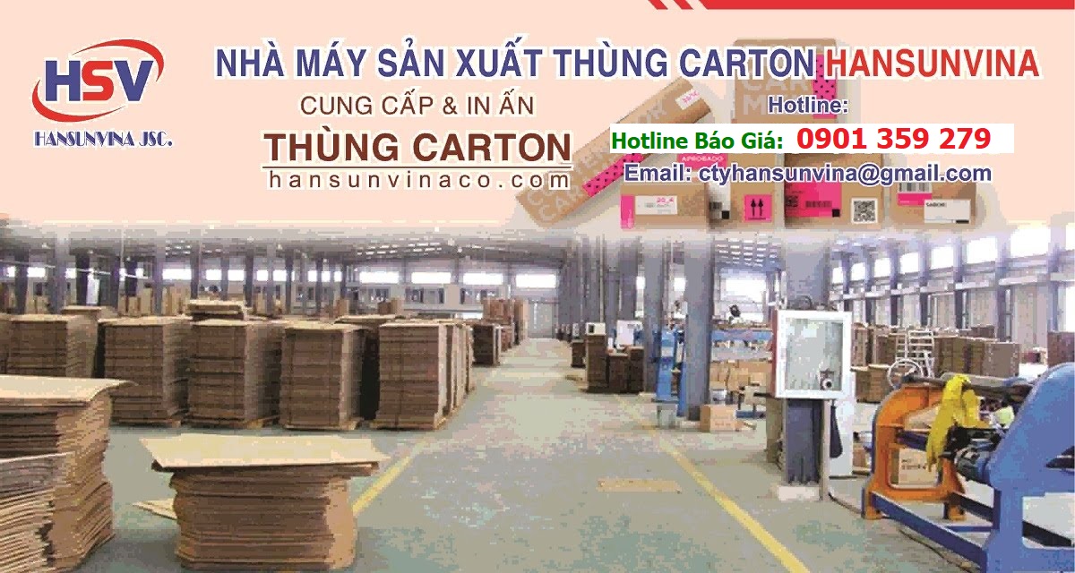 SẢN XUẤT THÙNG CARTON TP HỒ CHÍ MINH- Bao Bì Carton TPHCM, Bình Dương, Long An, Tây Ninh