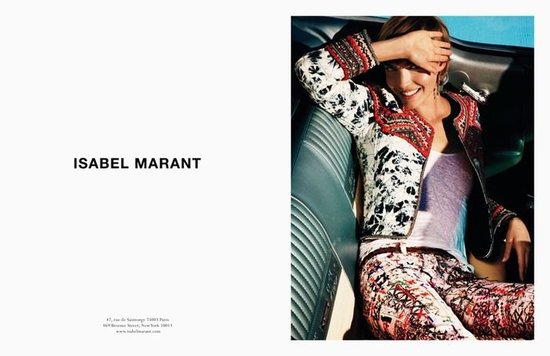 Isabel Marant spring 2012 ad campaign