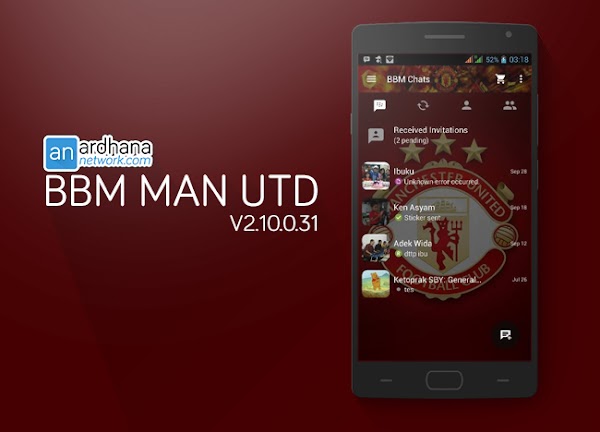 BBM Manchester United - BBM Android V2.10.0.31 BBM Manchester United - BBM Android V2.10.0.31