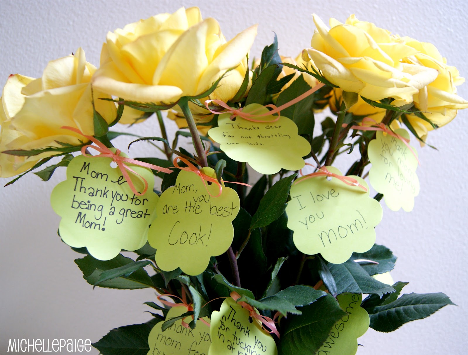 michelle paige blogs Mother's Day Gift Tree and Flower Bouquet
