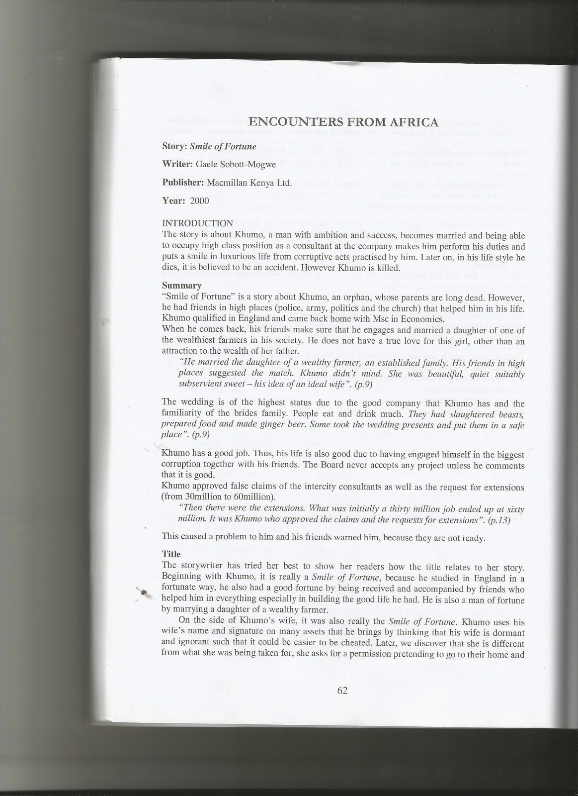 Encounters from africa an anthology of short stories pdf Encounters from africa an anthology of short stories pdf