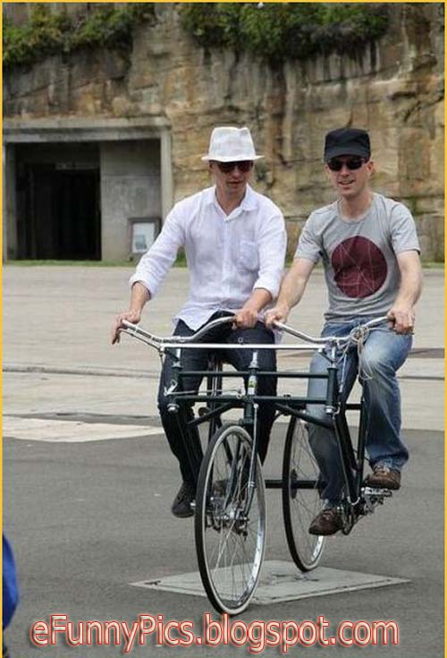 Odd Tandem Bike