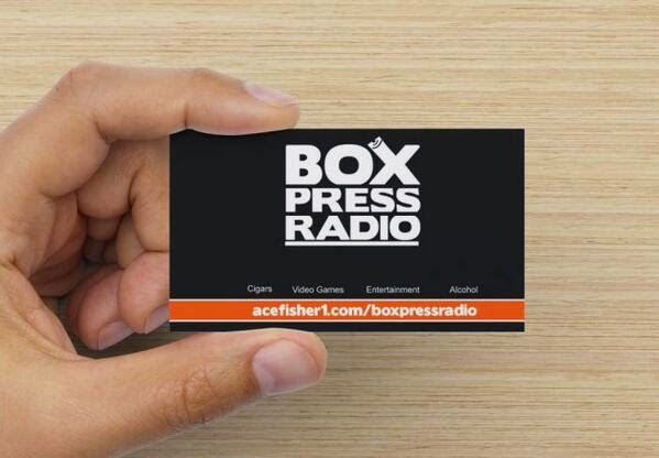 GotPrint Box Press Radio Business Cards