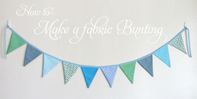 Birthday Bunting Flags Template