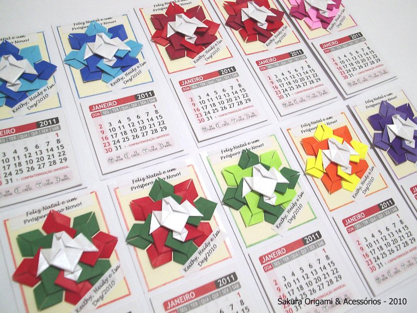 Natal - Nossas lembrancinhas para a família - Sakura Origami Ateliê