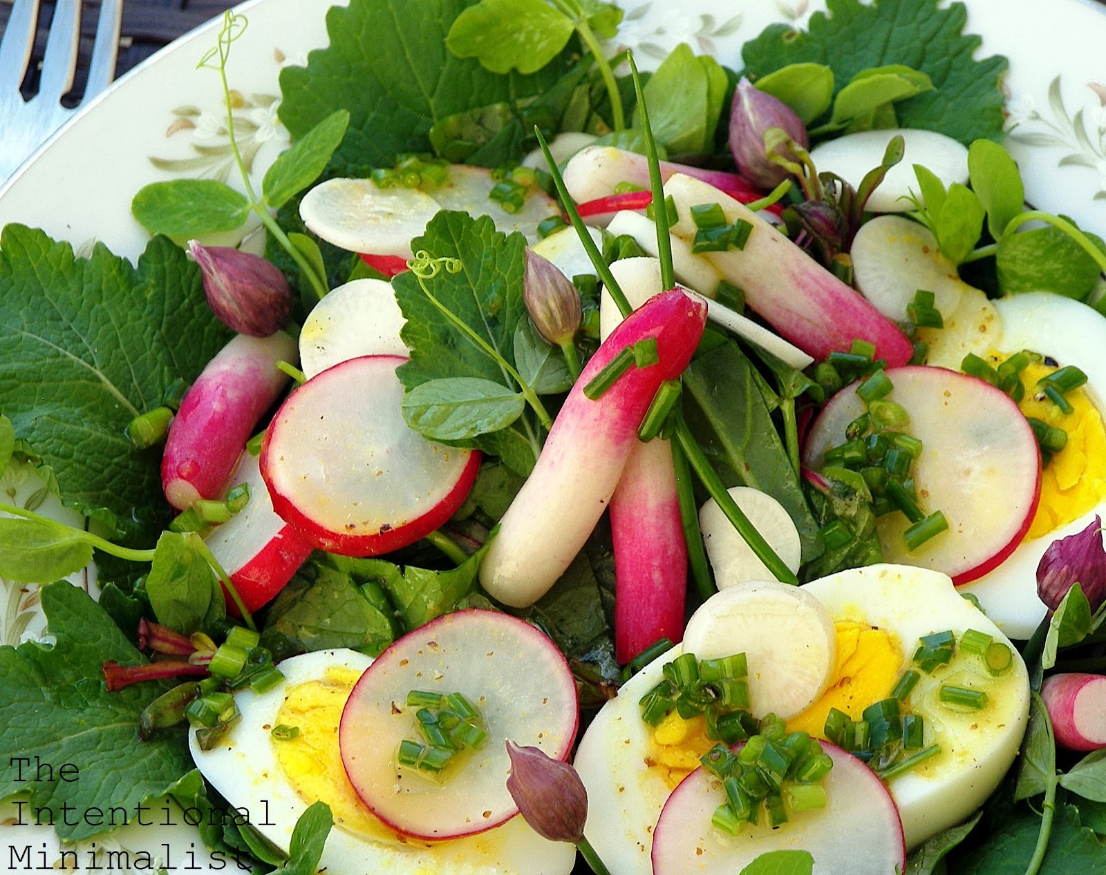 Turnip and Radish Salad with Chive Vinaigrette The Intentional Minimalist