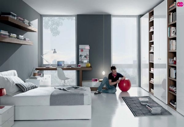 Decoracion dormitorios juveniles modernos pequeños – dabcre.com