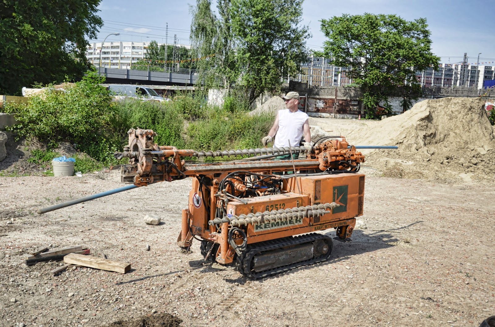 Berliner Baustellen 0040 Baustelle Morchenpark Holzmarktstrasse