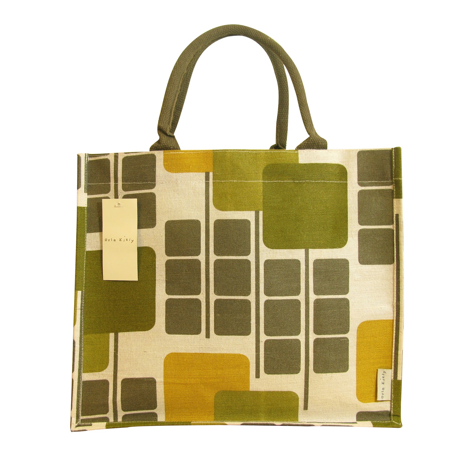 On the TV Orla Kiely Designed Jute Bag