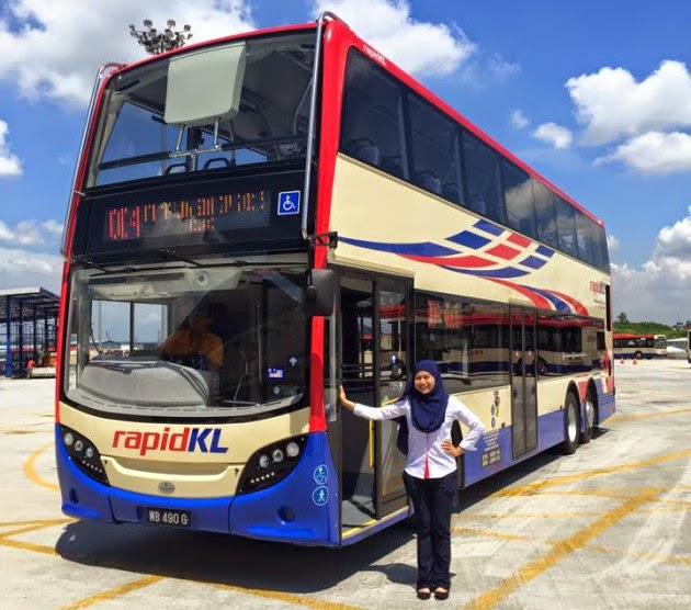 * Kuala Lumpur Doubledecker Rapid KL buses in September