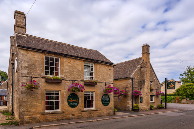 Traditional Cotswold pub The Swan at Ascott under Wychwood by Martyn Ferry Photography