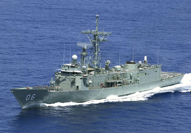 This is Newcastle’s fifth deployment, having most recently been in the region in 2013, and the 60th rotation of a Royal Australian Navy ship to the region since the first Gulf War in 1990 HMAS Newcastle (FFG 06)