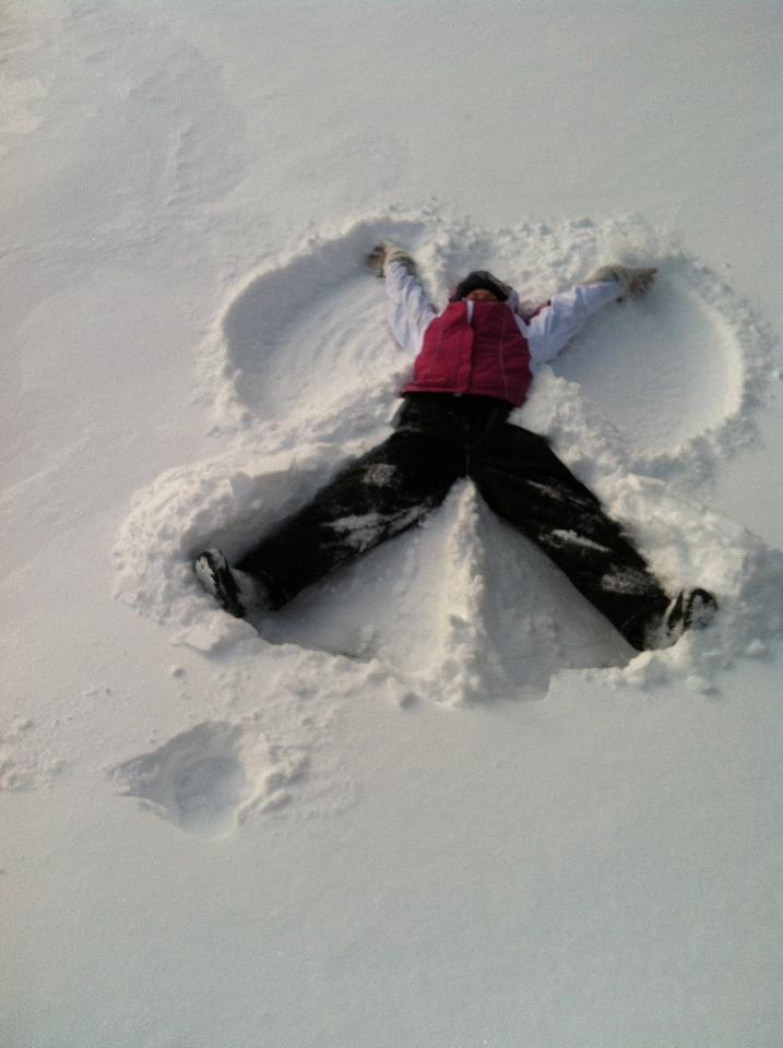 Make Snow Angels Picture Cute Baby Wallpapers