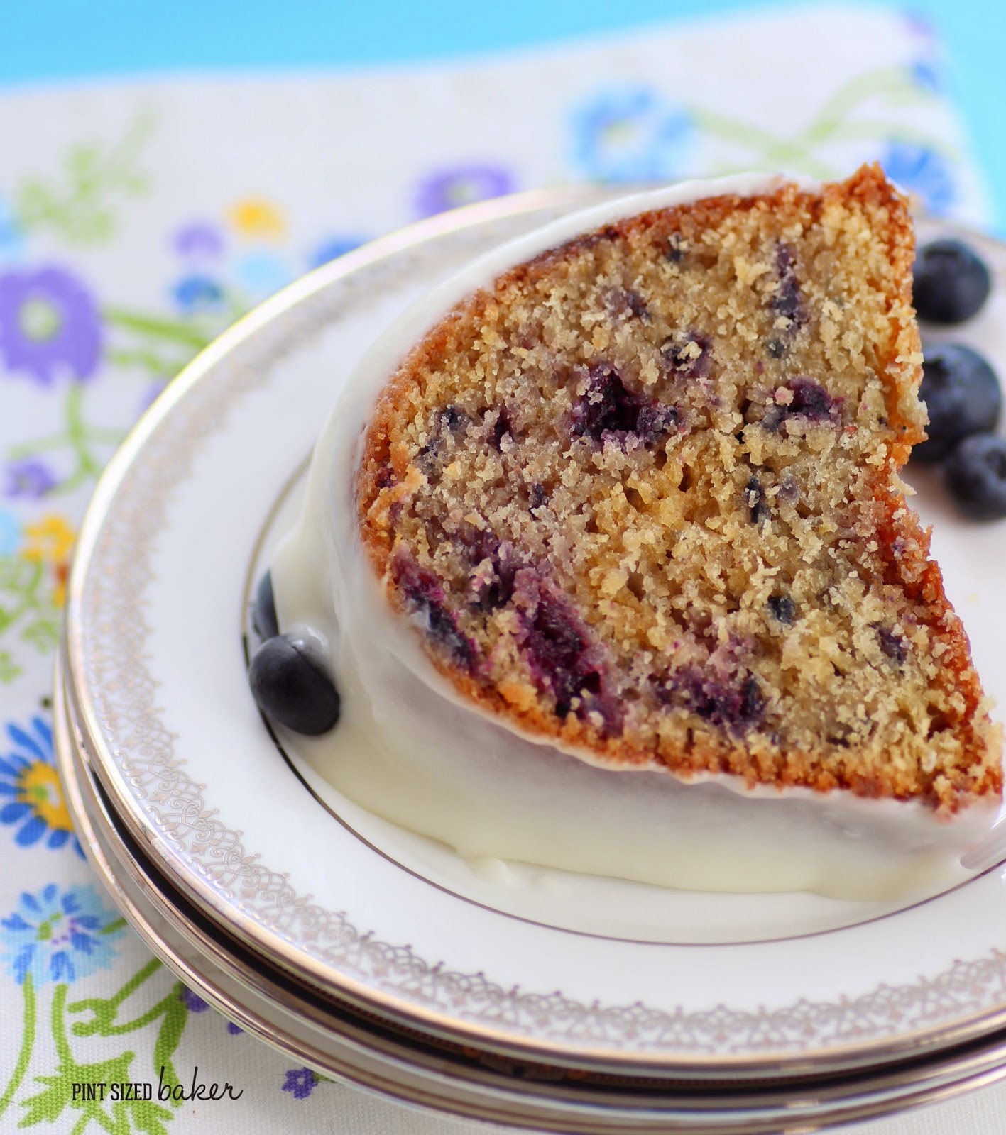 The best Blueberry Marble Cake ever! You've gotta make this!