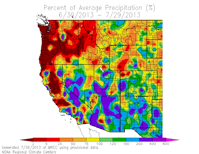 Western US Monsoon Update