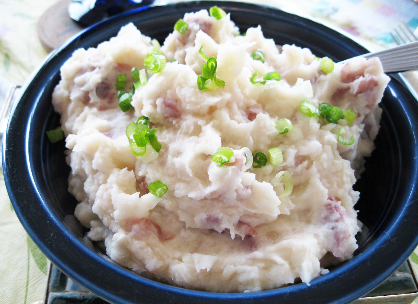 Healthy You Quick & Easy ButtermilkSmashed Red Potatoes with Scallions