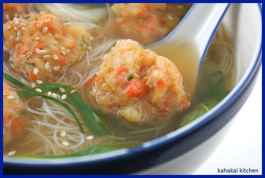 Kahakai Kitchen Chinese Shrimp Ball Soup and a Cookbook Review of "I