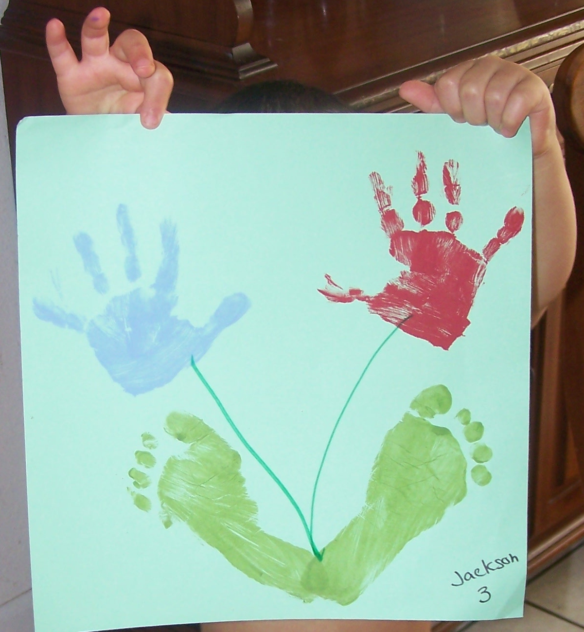that gives me an idea Hand/FootPrint Art
