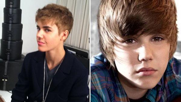 bieber haircut before and after. ieber haircut before and